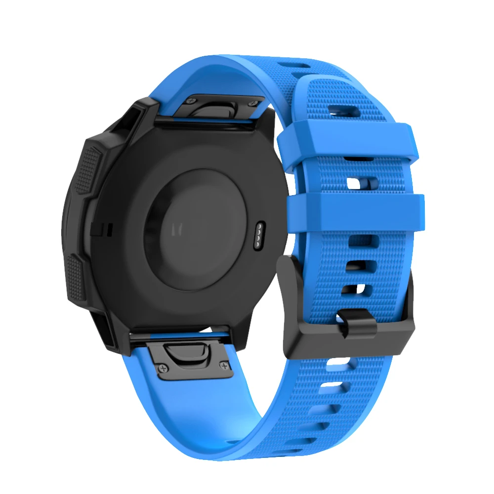 Ремешок силиконовый для наручных часов Garmin Fenix 5X 5 5S Plus 3 HR Forerunner 935 | Электроника