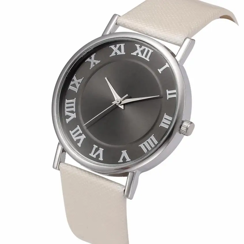 2017 новые женские ретро цифровые часы с кожаным ремешком Кварцевые аналоговые