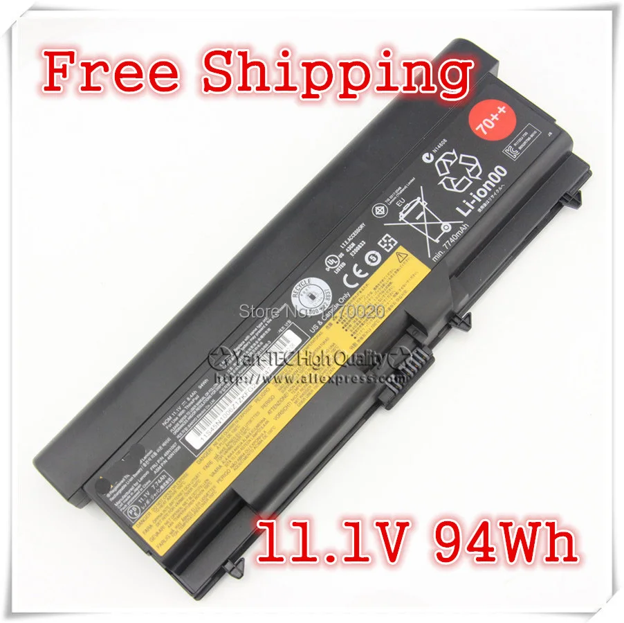 

9Cell original laptop battery For Lenovo ThinkPad L421 L510 L512 L520 SL410 SL410k SL510 T410 T410i T420 T510 Free shipping