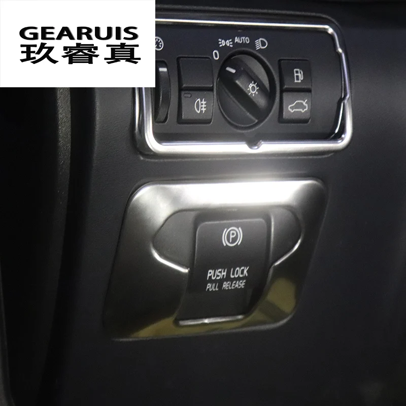 Стайлинг автомобиля интерьер электронный ручной тормоз Кнопка Ручного Тормоза