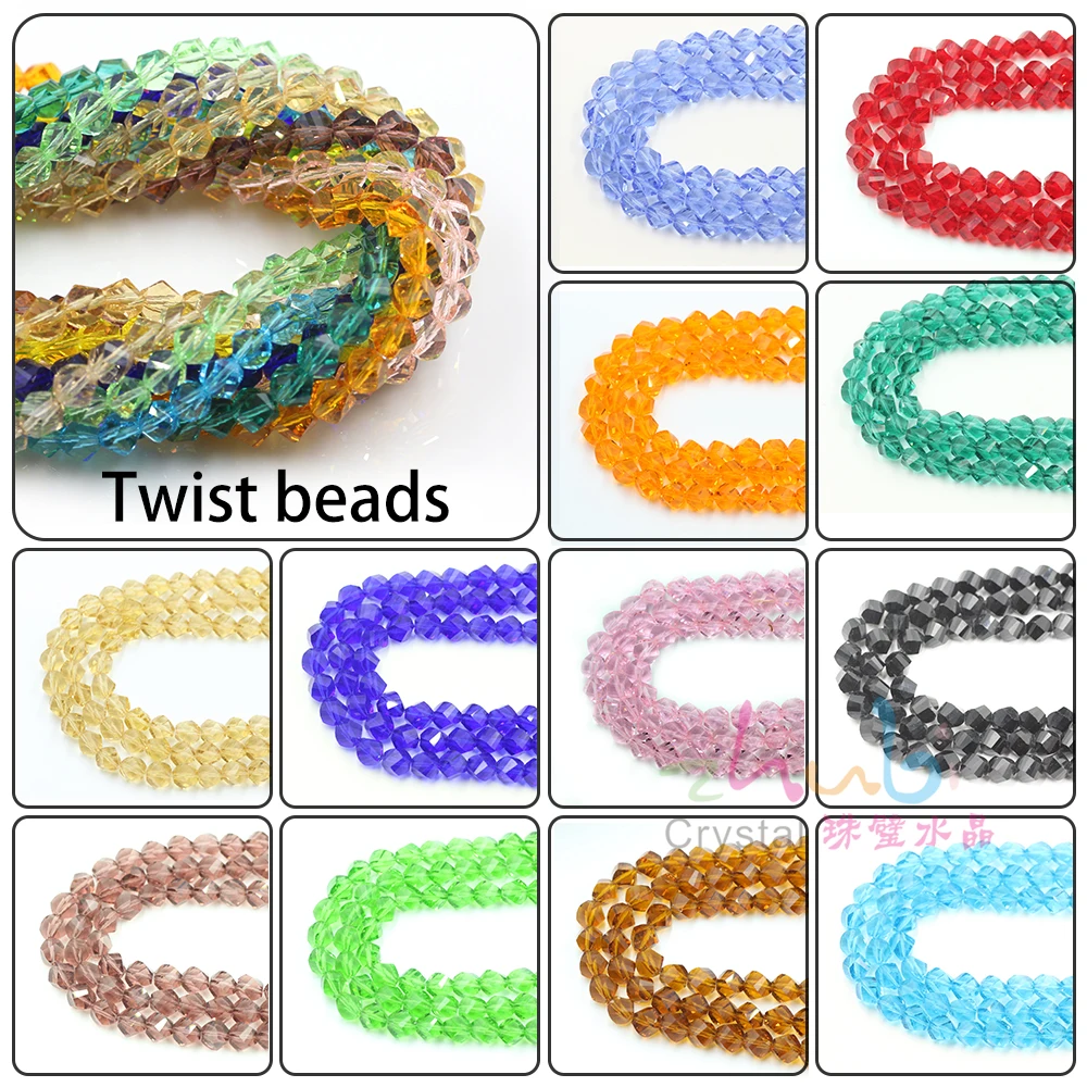 Белые стеклянные хрустальные бусины Миюки 4/6 мм|crystal beads|glass crystal beadsbead wholesale |