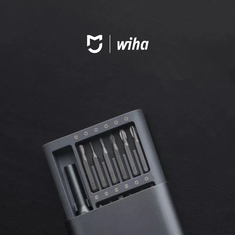 Xiaomi Mijia Wiha 24 В 1 Точная отвертка комплект 60HRC магнитные биты Xiaomi домашний Ремкомплект, инструменты Xiomi Mijia