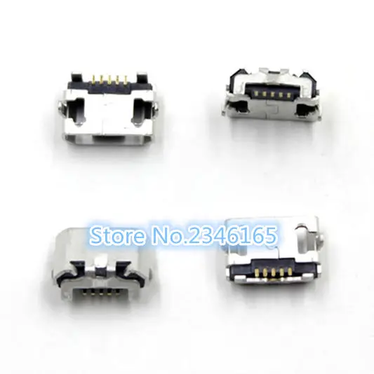 10 шт. micro USB 5pin jack обратный бык рога зарядки порт разъем мини usb для 4X Y6 4A P8 C8817 max Lite Pro