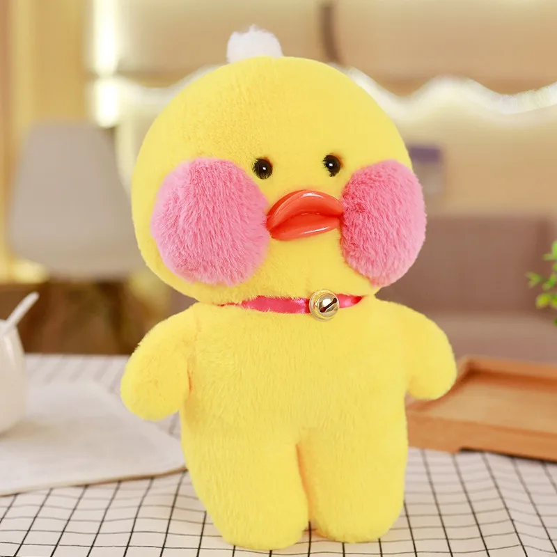 30 см Kawaii LaLafanfan кафе утка плюшевая игрушка мультяшная Милая Утка Мягкая кукла животные куклы детские игрушки подарок на день рождения для детей