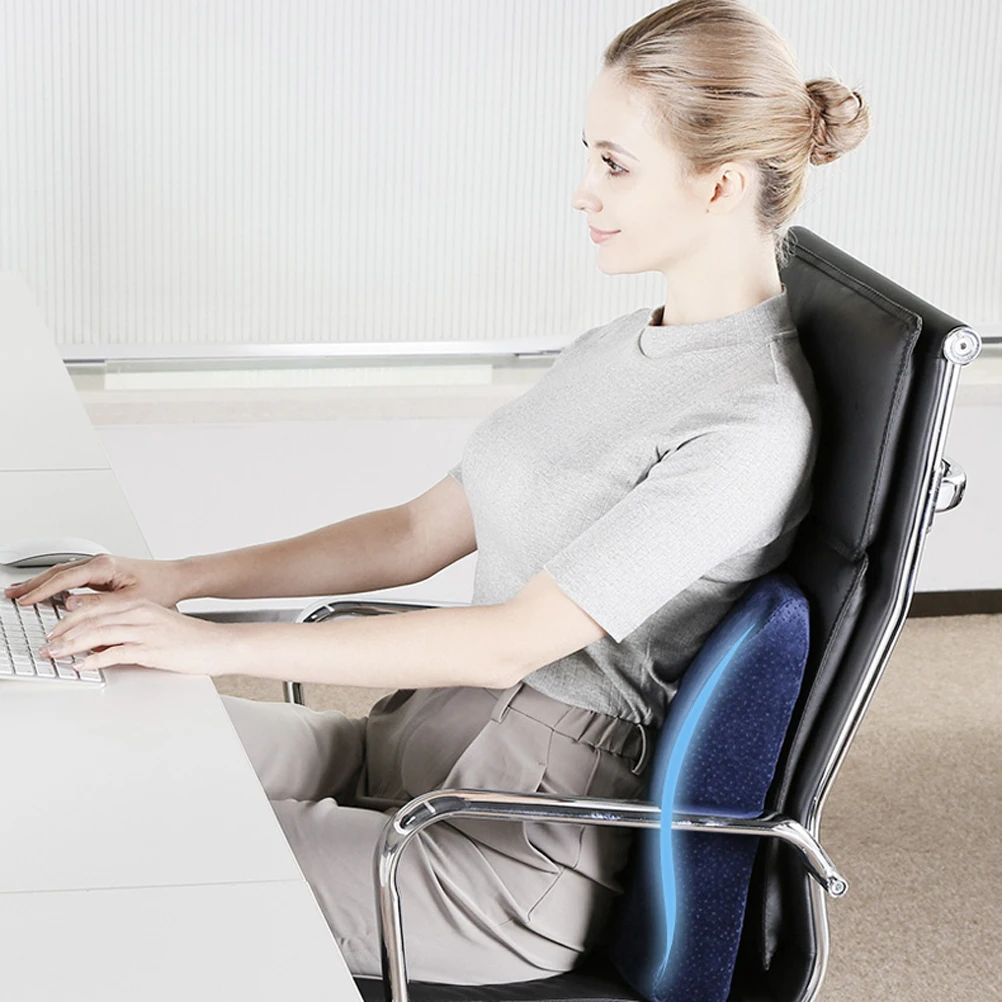 Подушка для поясничной поддержки облегчения боли коррекция осанки офисного