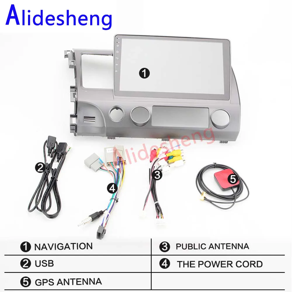 Android 7 1 автомобиль DVD gps мультимедийный плеер для Honda Civic 2006 2007 2008 2009 2010 2011 HD 1024*600