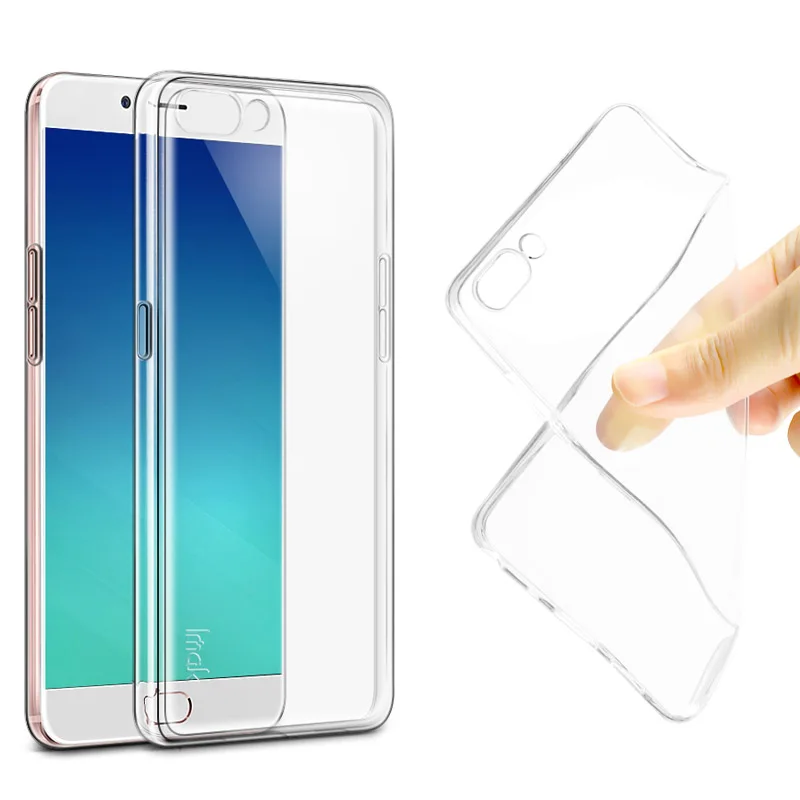 Для OPPO R11 чехол IMAK Супер-тонкий stealth soft ясно ТПУ для телефона плюс бампера + Экран