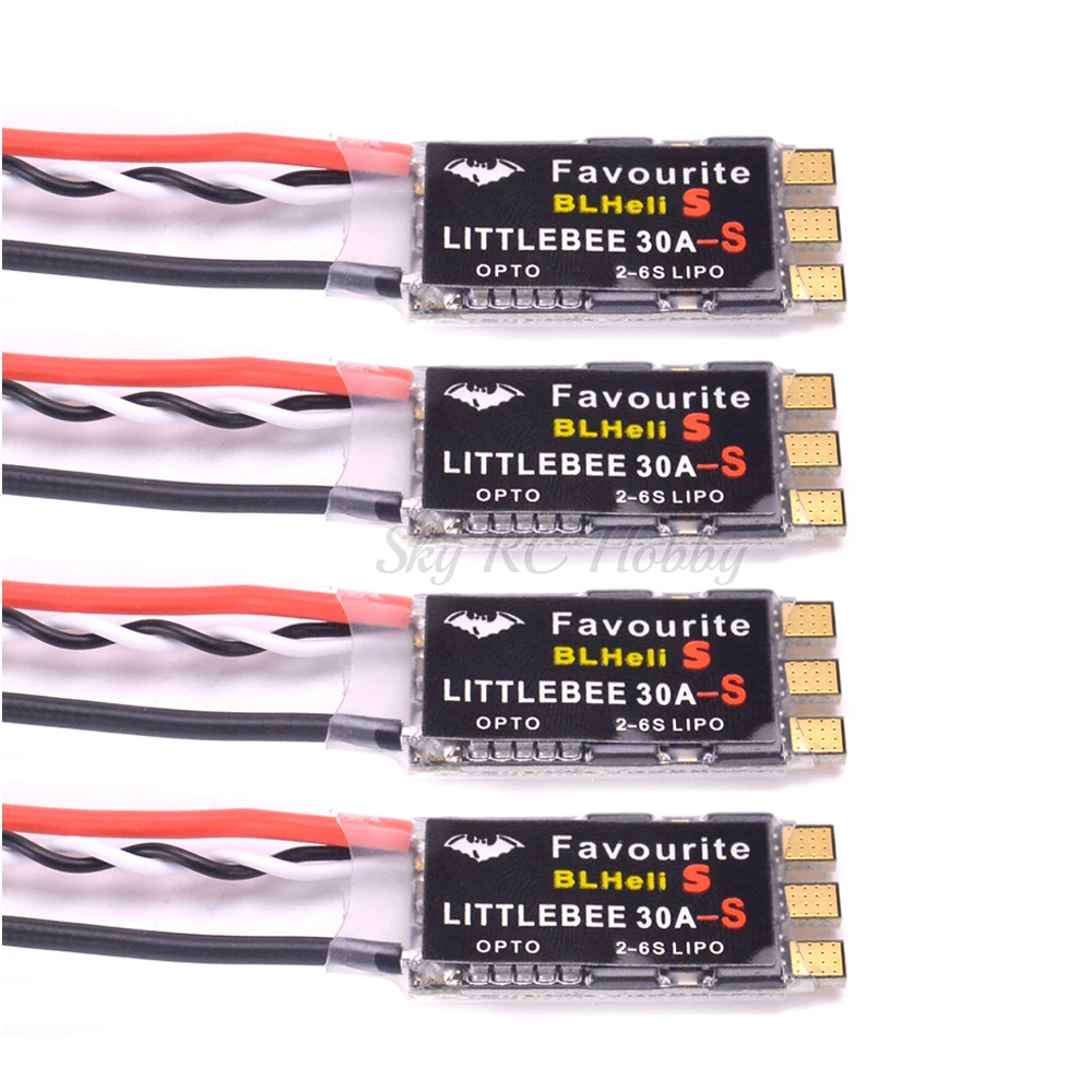 Favourite FVT LittleBee Little Bee 30A S ESC blheli _ OPTO 2 6S поддержка Mulitshot Oneshot42 OneShot125 для Wizard X220