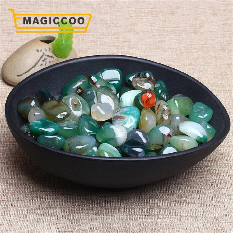 MAGICCOO 100 г/упак. зеленое украшение из драгоценного камня полированный кварцевый