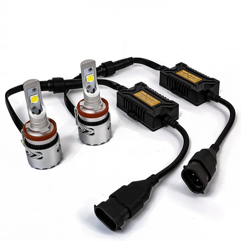 CN360 2 шт. LED H11 светодиодные автомобильные лампы для фар H8 H9 2019 новейшая модель с