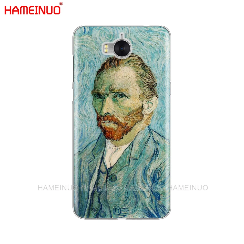 HAMEINUO Van Gogh чехол для сотового телефона с изображением звездной ночи huawei honor 3C 4X 4C 5C