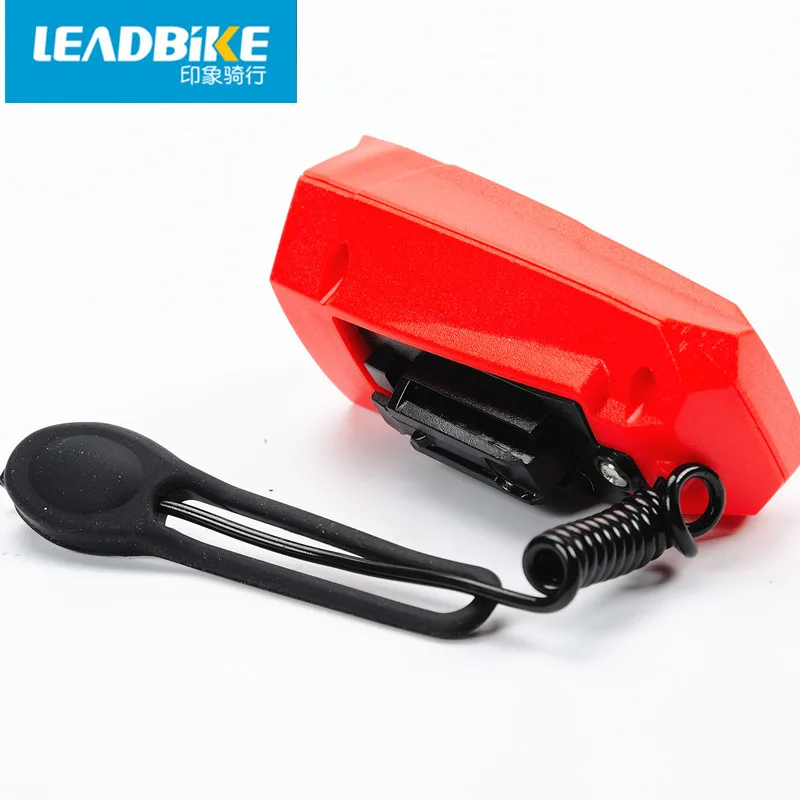 Новинка велосипедная светодиодная подсветильник ка Leadbike 6 звуковых сигналов