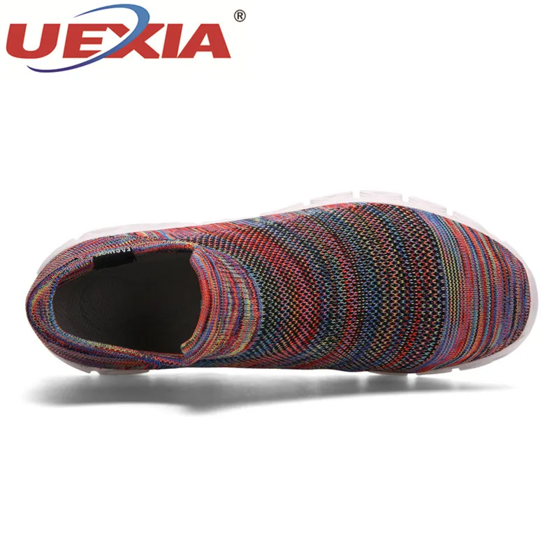 UEXIA Новые легкие мужские туфли дышащие носки кроссовки для Для мужчин воздуха Sole