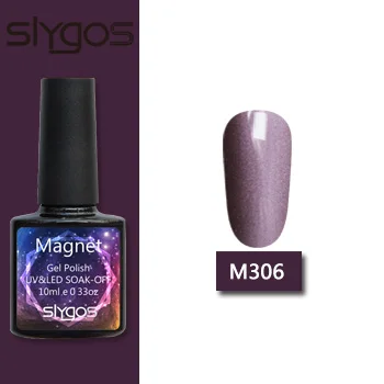 SLYGOS 10 мл Шарм голый розовый 3D Гель-лак драгоценный кошачий глаз УФ-Гель-лак Полупостоянный впитывающий УФ-лампа магнит для гель-лака - Цвет: M306