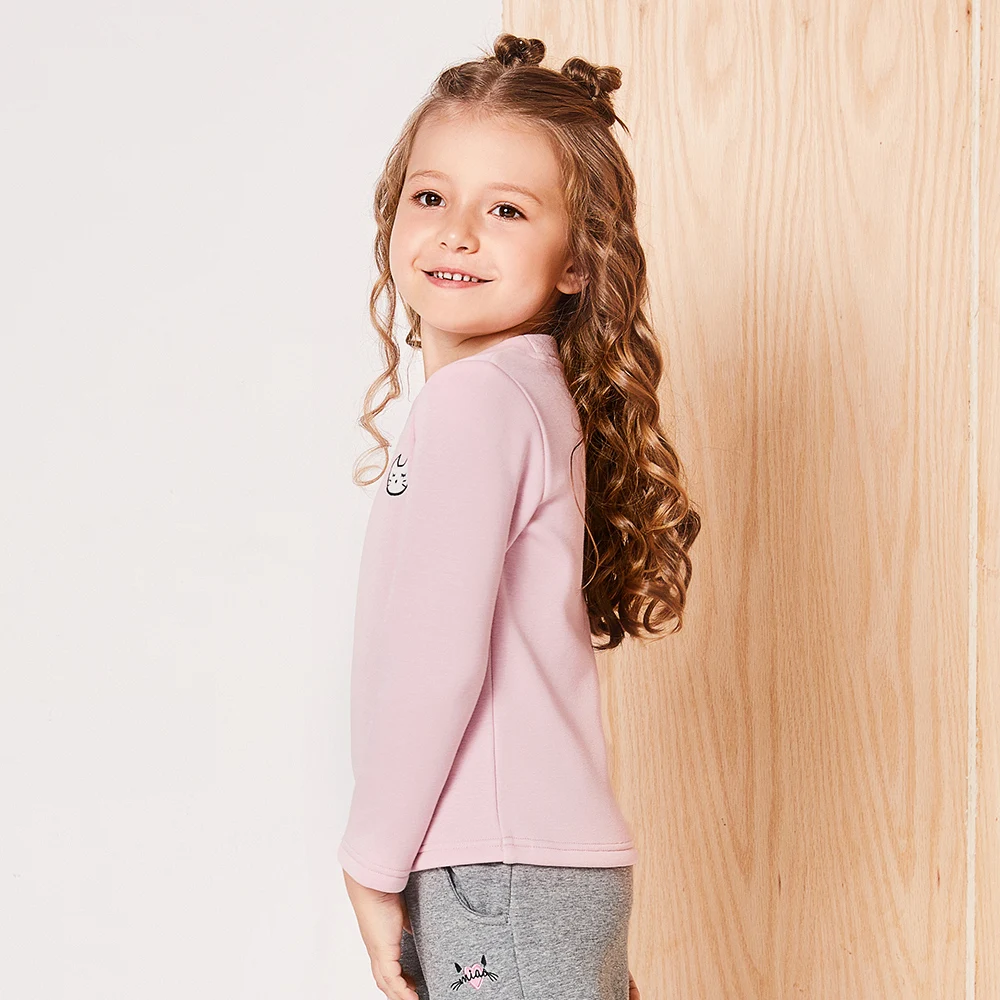 Детские футболки с длинными рукавами для девочек коллекция 2018 года сезон осень