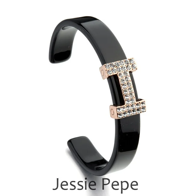 Jessie Pepe Italina уникальный браслет Pulseiras с австрийскими кристаллами Stellux, изменяемый размер, высокое качество, добро пожаловать,# JP31754 - Окраска металла: Покрытие из розового золота