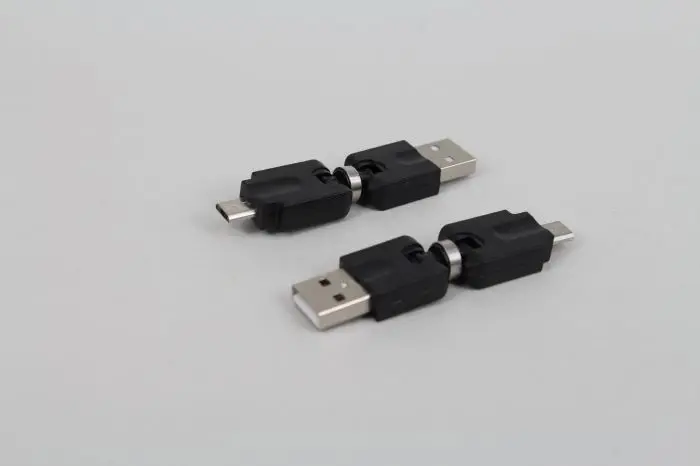 Вращающийся на 360 USB Micro общественного зарядная AM/micro5P android usb адаптер данных |