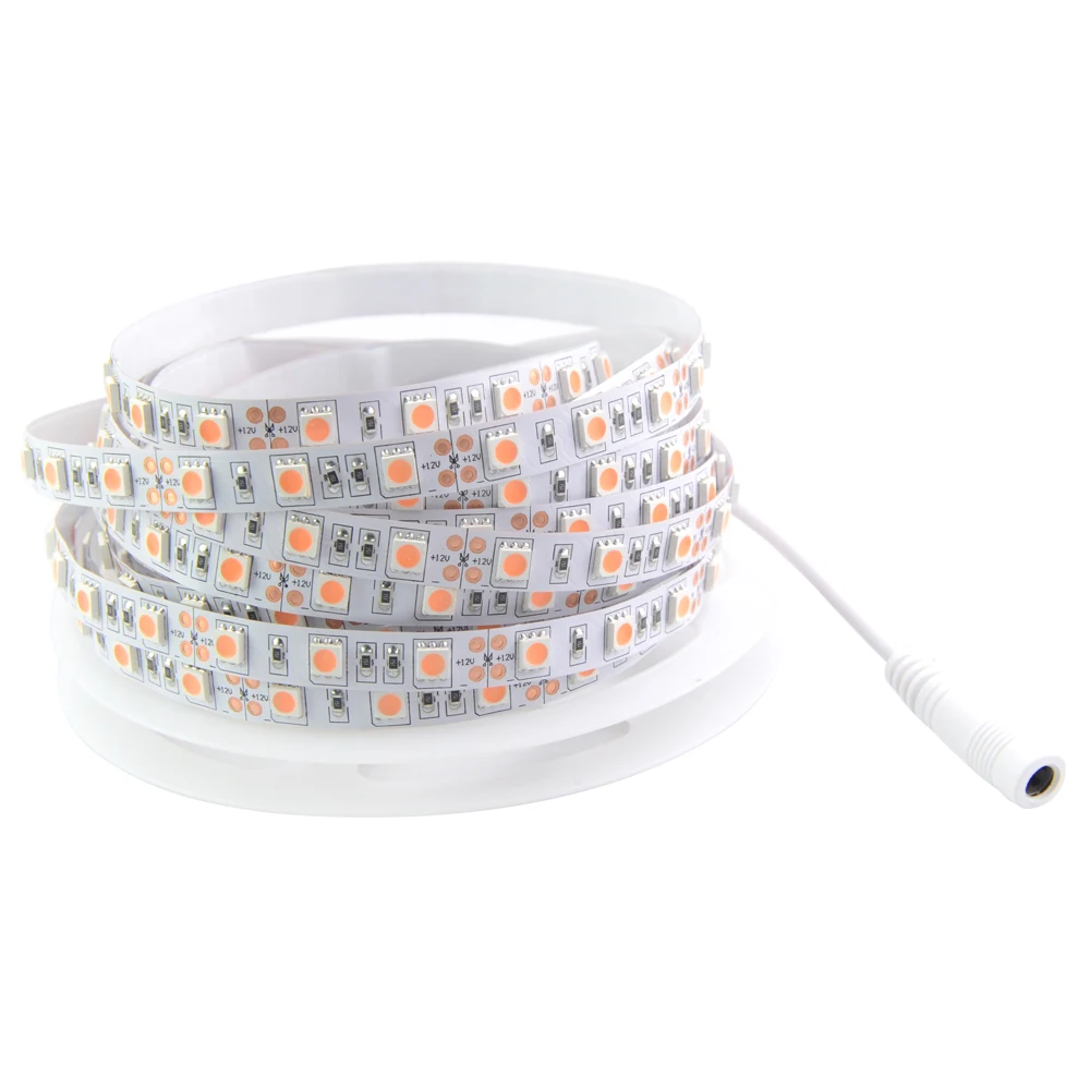 

Vacamm DC12V 5M LED Strip Lights 5050SMD ICE BULE/Pink Christmas Desk Decor Lamp Tape For DIY Decoration Indoor Lighting 300leds