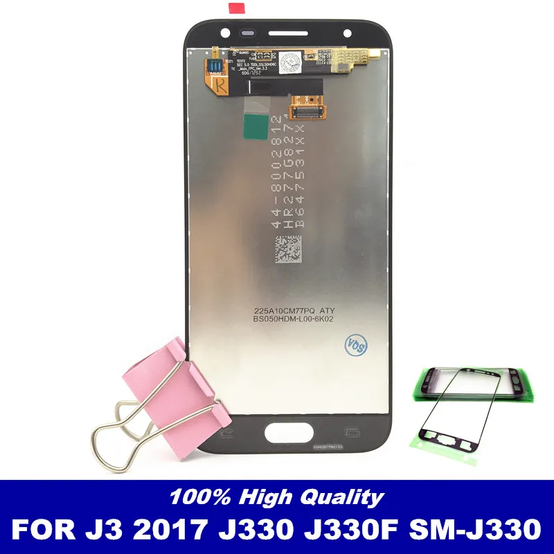 Высокое качество ЖК для Samsung Galaxy J3 2017 J330 J330F SM дисплей сенсорный дигитайзер экран с