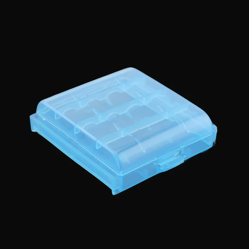 Brand New 1 pcs Hard Plastic Battery Storage Box 5 Color Environmental Safe Battery Holder 4 AA AAA Battery Case 14500 10440 images - 6