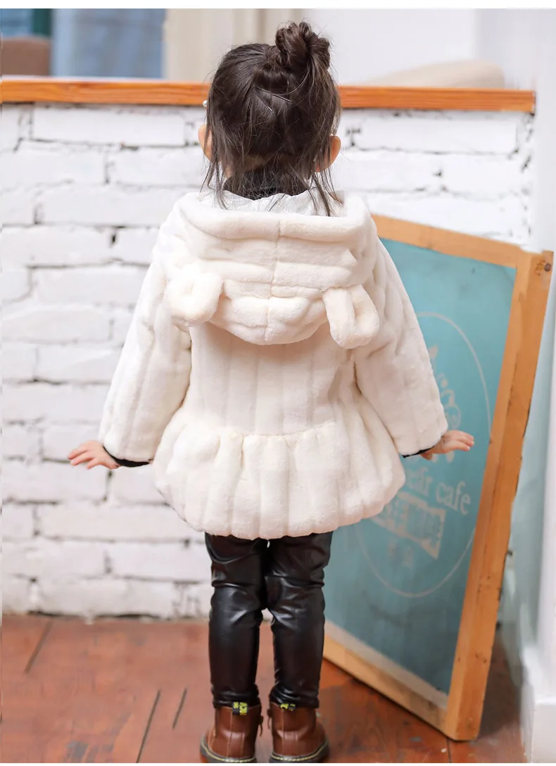 Girls Coats Wool Sweater 2018 New Autumn and Winter Jacket Kids Korean Cute Baby Princess Coat Toddler Girl |