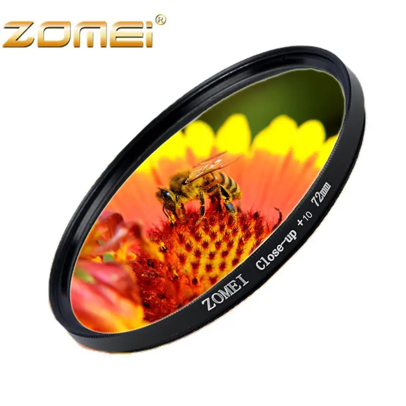 ZOMEI 52 55 58 62 67 72 77 82 мм Макросъемка макрофильтр для объектива Комплект + 1 2 3 4 8 10 Canon