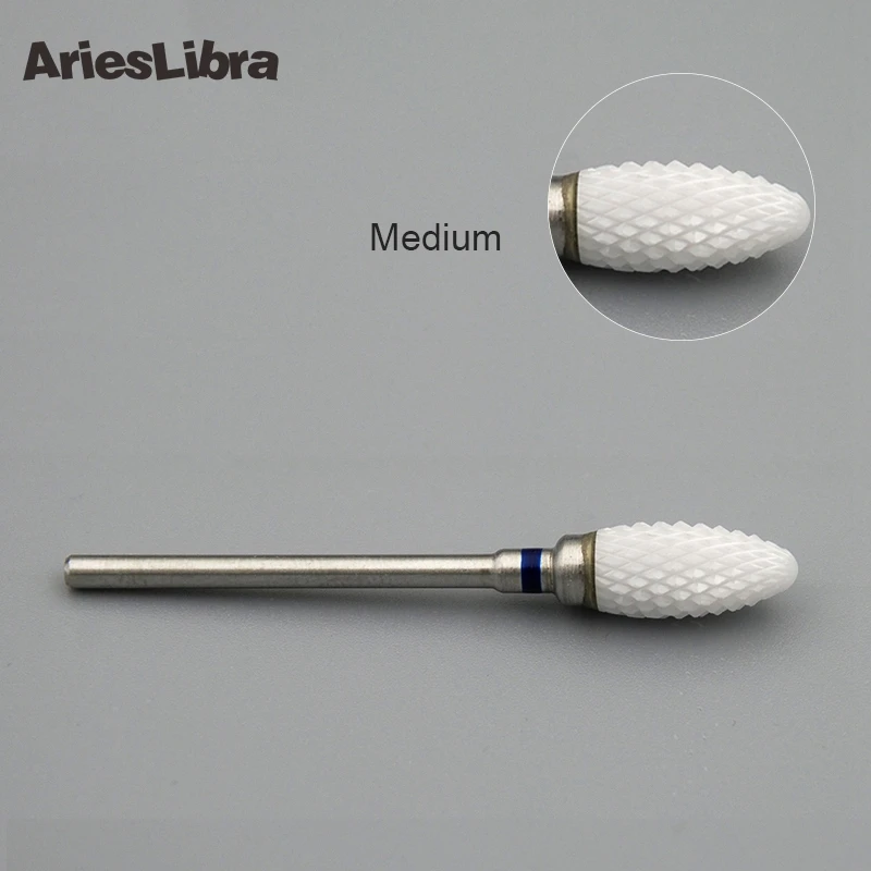 Керамическая насадка для маникюра и педикюра arislibra 2 шт. фреза электрической