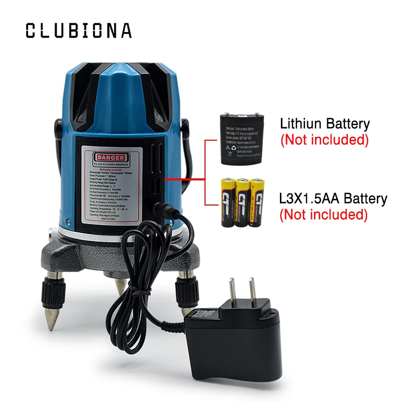 Высококачественный лазерный модуль с европейской вилкой 5 линий 6 точек поворот