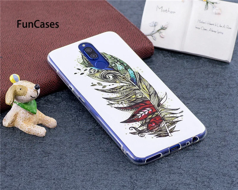 Светящийся чехол для huawei Mate 10 Lite силиконовый Novia 2i фосфоресцирующий блестящий Honor