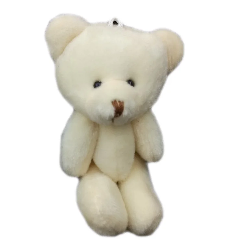 lovely Mini Stuffed Jointed Teddy Bear Gift Flower Packing 10pcs Urso De Pelucia Bouquet 12cm | Игрушки и хобби