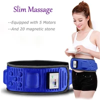 electric fitness vibrating massager slimming belt fat burning weight loss body wraps sauna slimming belt for muscle relax