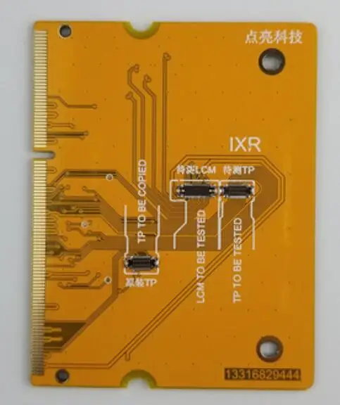 XR Single board DL100 ЖК-экран универсальный тест er для 6s 7 7p 8 8p IPHONE X/XS/XR/XSMAX тест восстановление цвет 3D сенсорный дисплей восстановление - Цвет: XR Single board