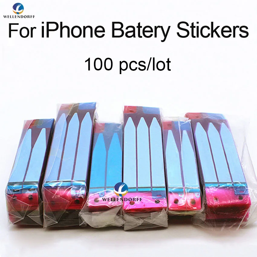 100 шт./лот стикер на батарейный отсек для iPhone 4 4S 5 5S 5C SE 6 Plus 6P 6S 6SP 7 7P 8 8P X XS XR XSM плюс 11