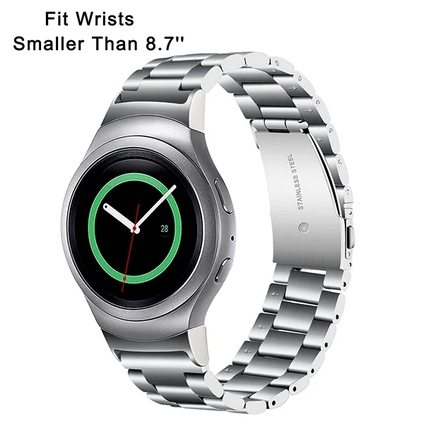 316L Нержавеющая сталь ремешок+ Адаптеры+ инструмент для samsung Шестерни S2 SM-R720/R730 сменный ремешок для наручных часов спортивный ремешок браслет
