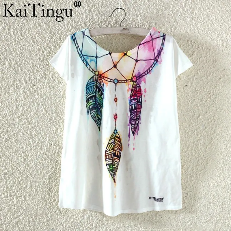 KaiTingu, новинка, футболка, летняя, Harajuku, Kawaii, милая, рыба, животное, панда, принт, футболка, короткий рукав, футболка, женские топы, M, L, XL, размер - Цвет: TP794