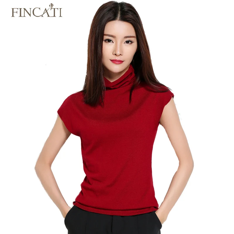 Women's Sweater Spring New Ruffled Collar Cashmere Blending Short Sleeve Knitted Shirt Fashion Casual Knitwear STOCK CLEARING | Женская