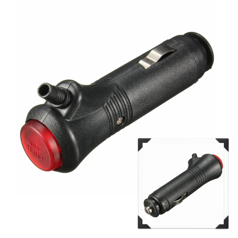 Новинка 12 24 В красный светодиодный разветвитель гнезда автомобильного