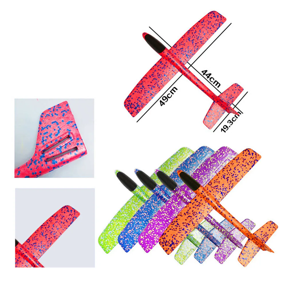 48 см большой качество ручной работы запущен метания планерный самолет инерции