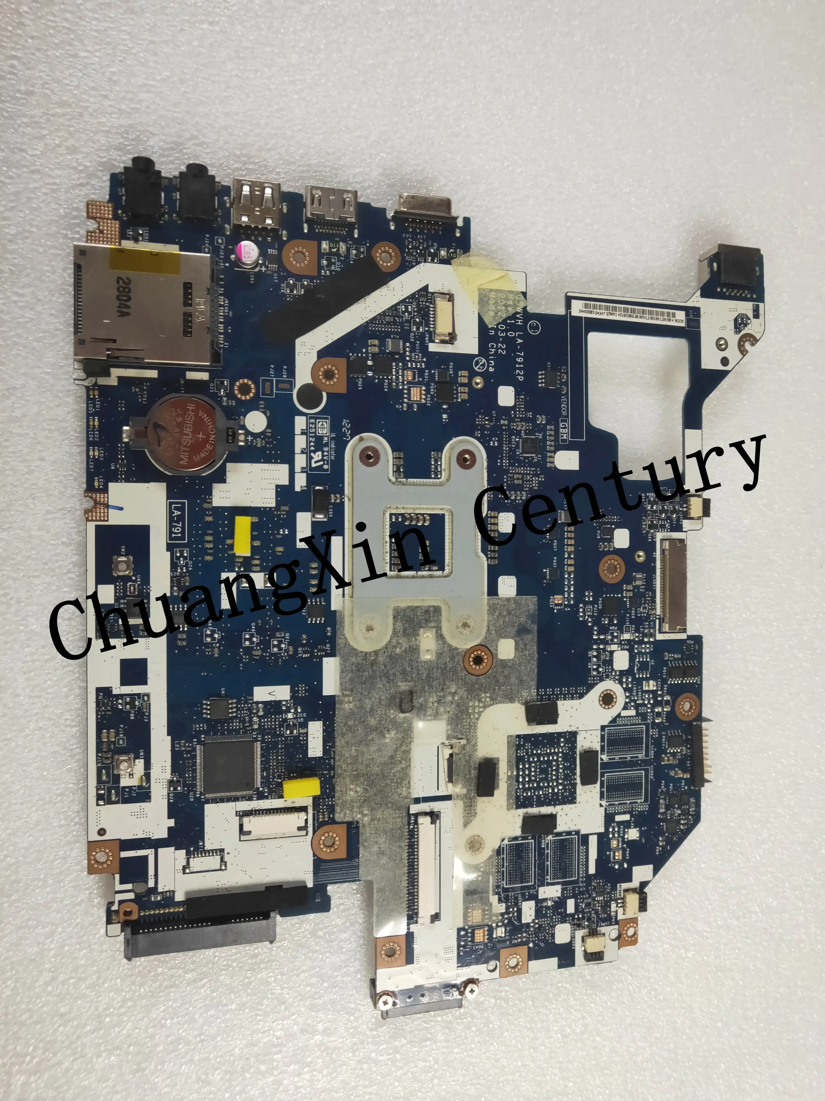 Для acer aspire Q5WVH LA-7912P E1-571G V3-571G V3-571 материнская плата NBC0A11001 HBY111100 SLJ8E/SLJ8C HM77 DDR3 полностью протестирована