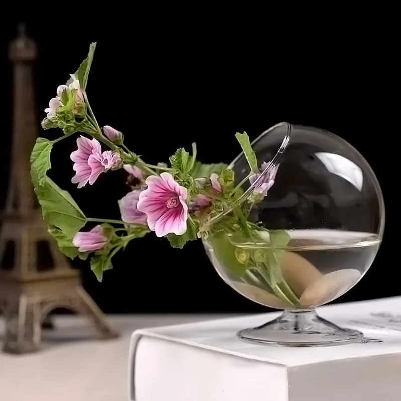 1 шт. креативный прозрачный стеклянный шар ваза цветочный горшок Террариум
