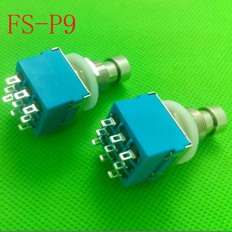 Фото Педаль для гитары 50 шт./лот 9-PIN 3PDT, педаль для создания эффектов, металлический переключатель, истинное отключение, бесплатная доставка №4