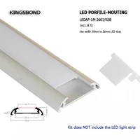 10PCS*1M waterproof cover aluminum LED profile for floor  led aluminium slot for  led strip light