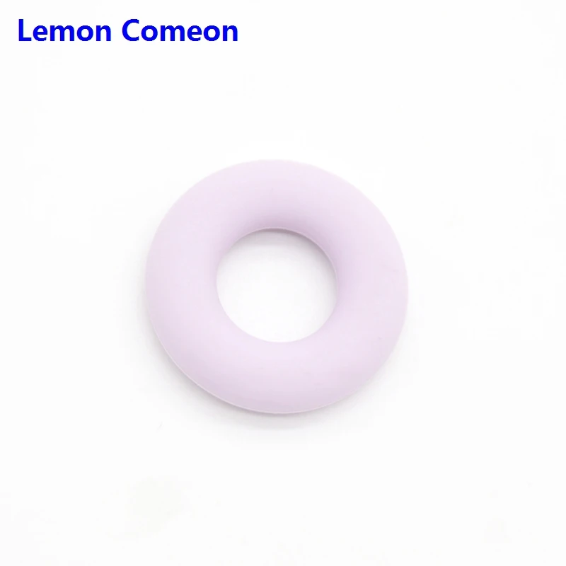 Lemon Comeon 42 мм пищевой силикон бисер ребенок прорезывание зубов кольца игрушки Детские Прорезыватели круг Детские аксессуары детские BPA бесплатно