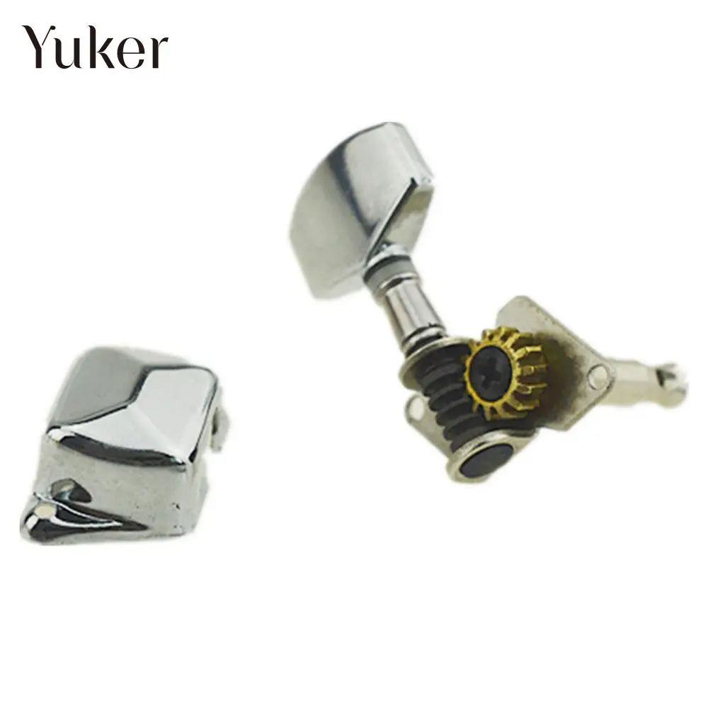 Tuners Machine Heads Professional Semi Closed Accessories Guitar String Button Durable Silver Tuning Keys Classic | Спорт и