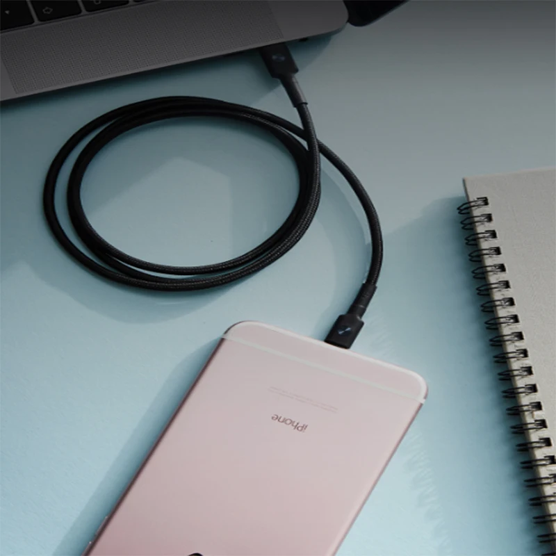 ZMI 1 м AL873 USB C Lightning/usb Lightning MFI сертифицированная 3A 18 Вт Быстрая зарядка usb PD с Bluetooth