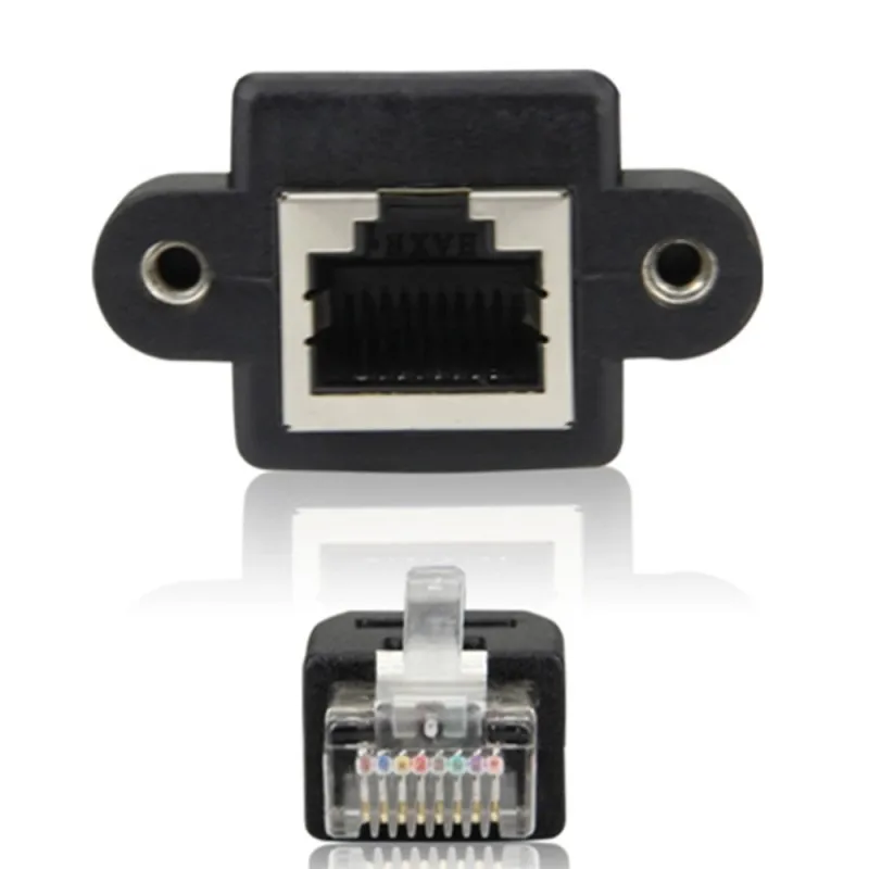 5 шт./лот штекер гнездо RJ45 Ethernet Интернет сеть LAN Удлинительный шнур для ноутбука ПК