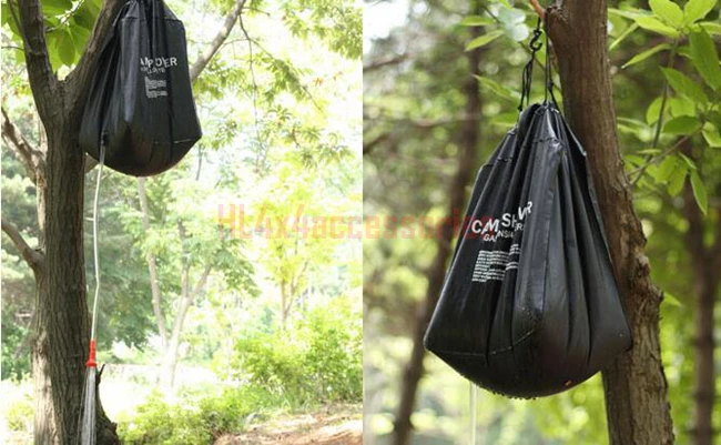 Сумка для душа на солнечной батарее 40л мойка кемпинга с подогревом дорожная