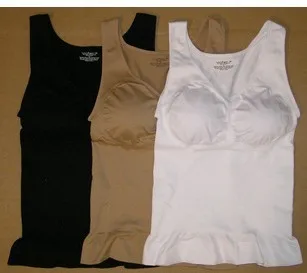 Повседневное Беспроводной Cami формирователь Топ Без Рукавов Для женщин Body Shaper