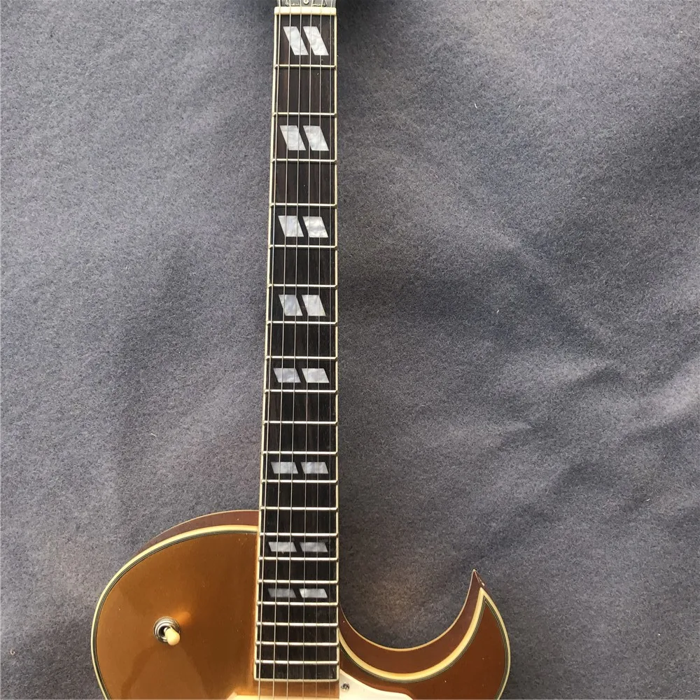 Фабрика kaiyun на заказ p90 jazz medogo shepnguro dc Гитара Электронный пикап luz oro Bigsby вибрато