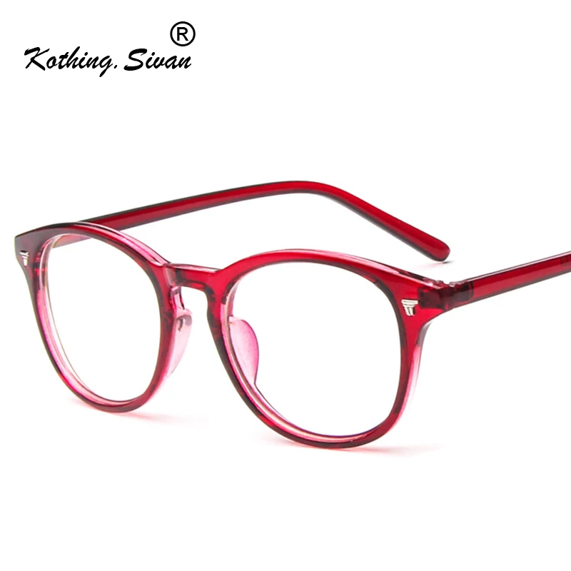 Женские и мужские оправы для очков винтажные с прозрачными оптическими линзами